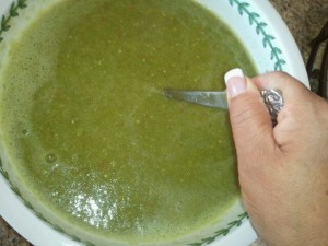 Gloria's Tomatillo Salsa