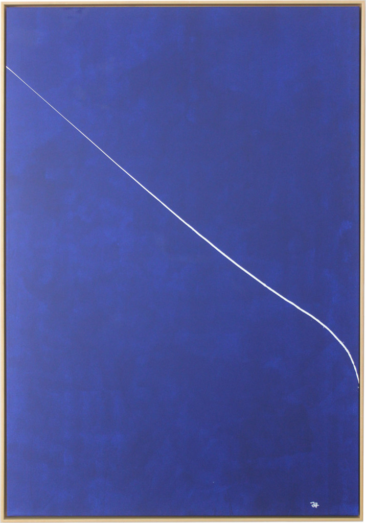 BLUE LAGOON (79x53.5 1" Frame Acrylic on Canvas)