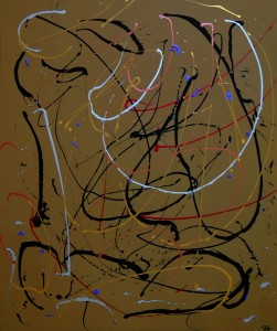 COPPERLINE (acrylic on canvas 72 x 60)