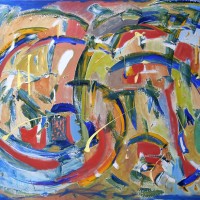 MILLENNIUM (48 x 60) Acrylic on canvas
